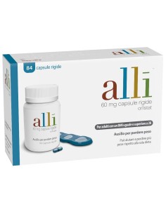 Alli Aiuto per Perdere Peso e Dimagrire Orlistat Adulti 84 capsule